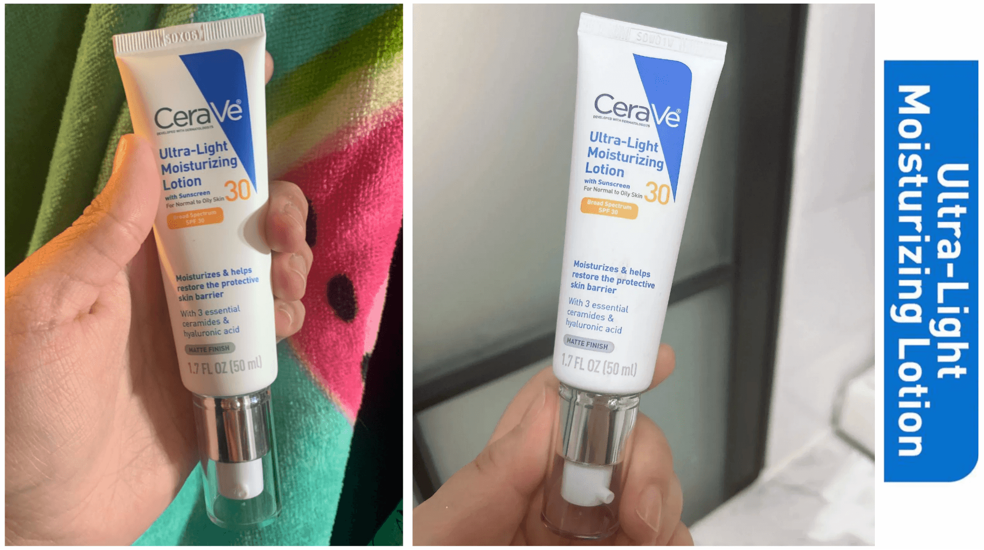 لوسیون مرطوب کننده فوق سبک و ضد آفتاب سراوی Cerave — تصویر ۷