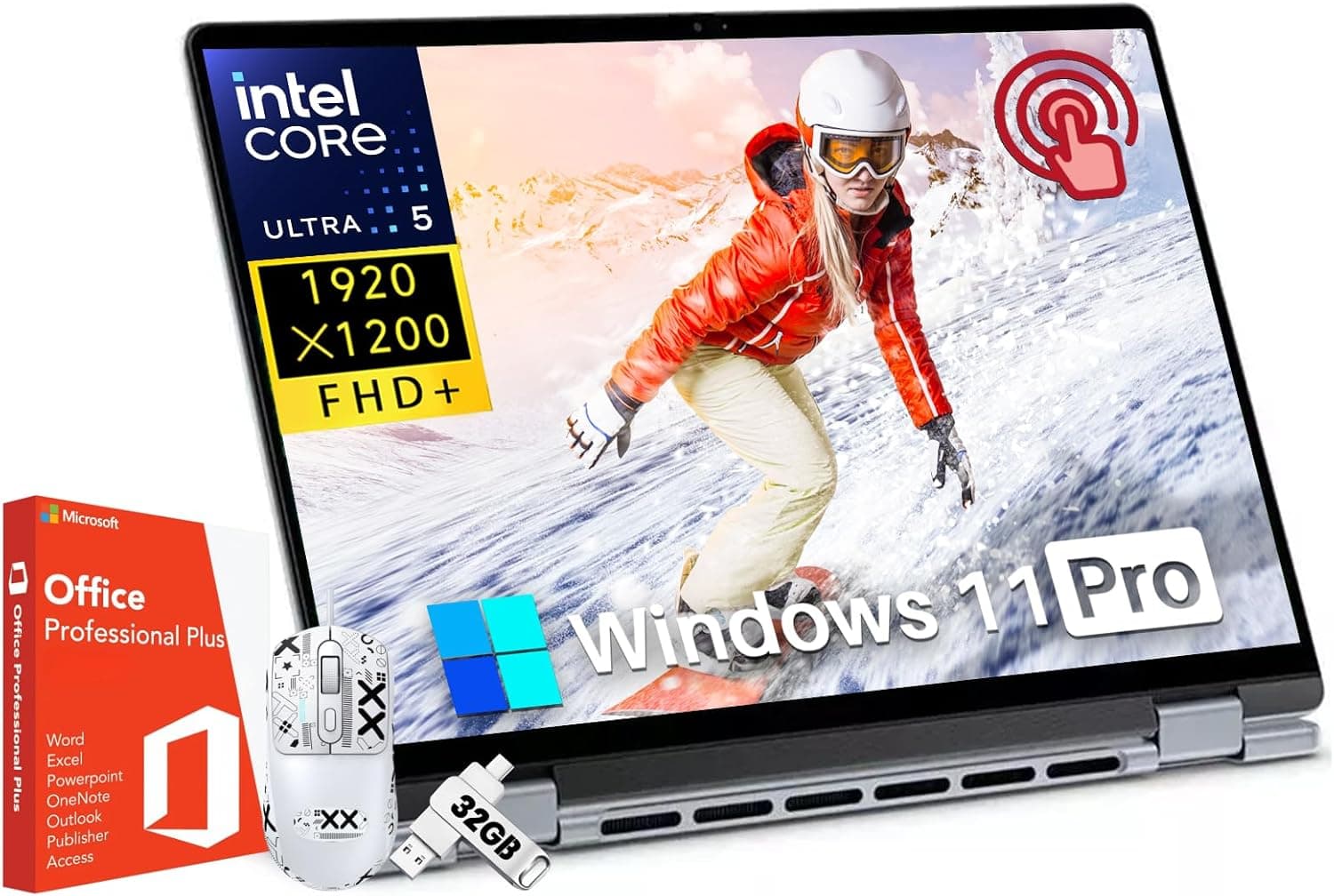 لپ تاپ صفحه لمسی دل DELL INSPIRON 5570 TOUCH | i3 8130 U | 8DDR4 | 256 SSD| Intel | 15.6 FHD Touch