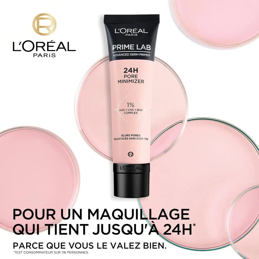 پرایمر ۲۴ ساعته لورآل سری Prime Lab مدل Pore Minimizer — تصویر ۶