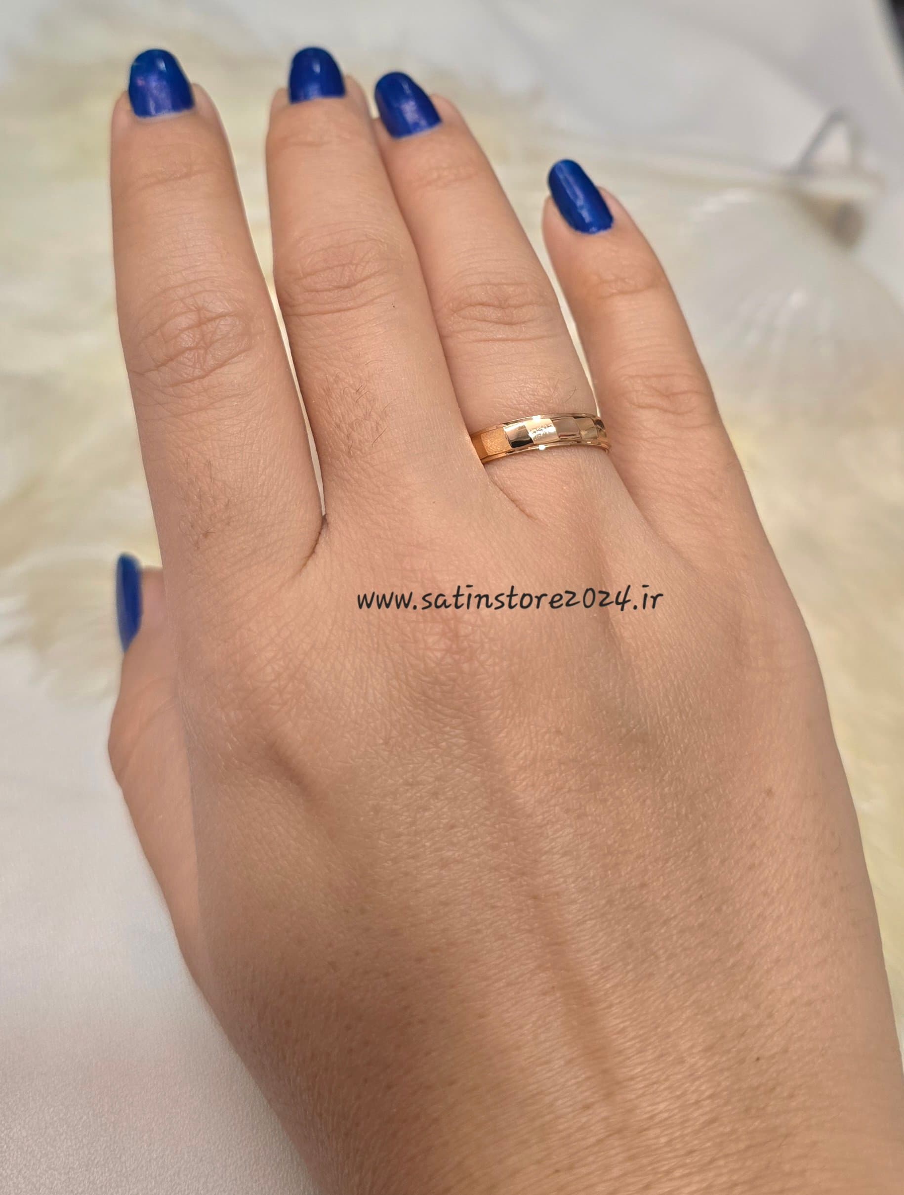 انگشتر رینگ آیینه ای برند ژوپینگ کد 4045 — تصویر ۳