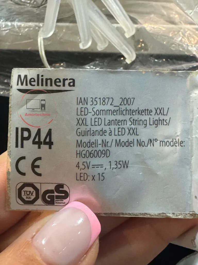 ریسه کریسمس برند ملینرا Melinera — تصویر ۵