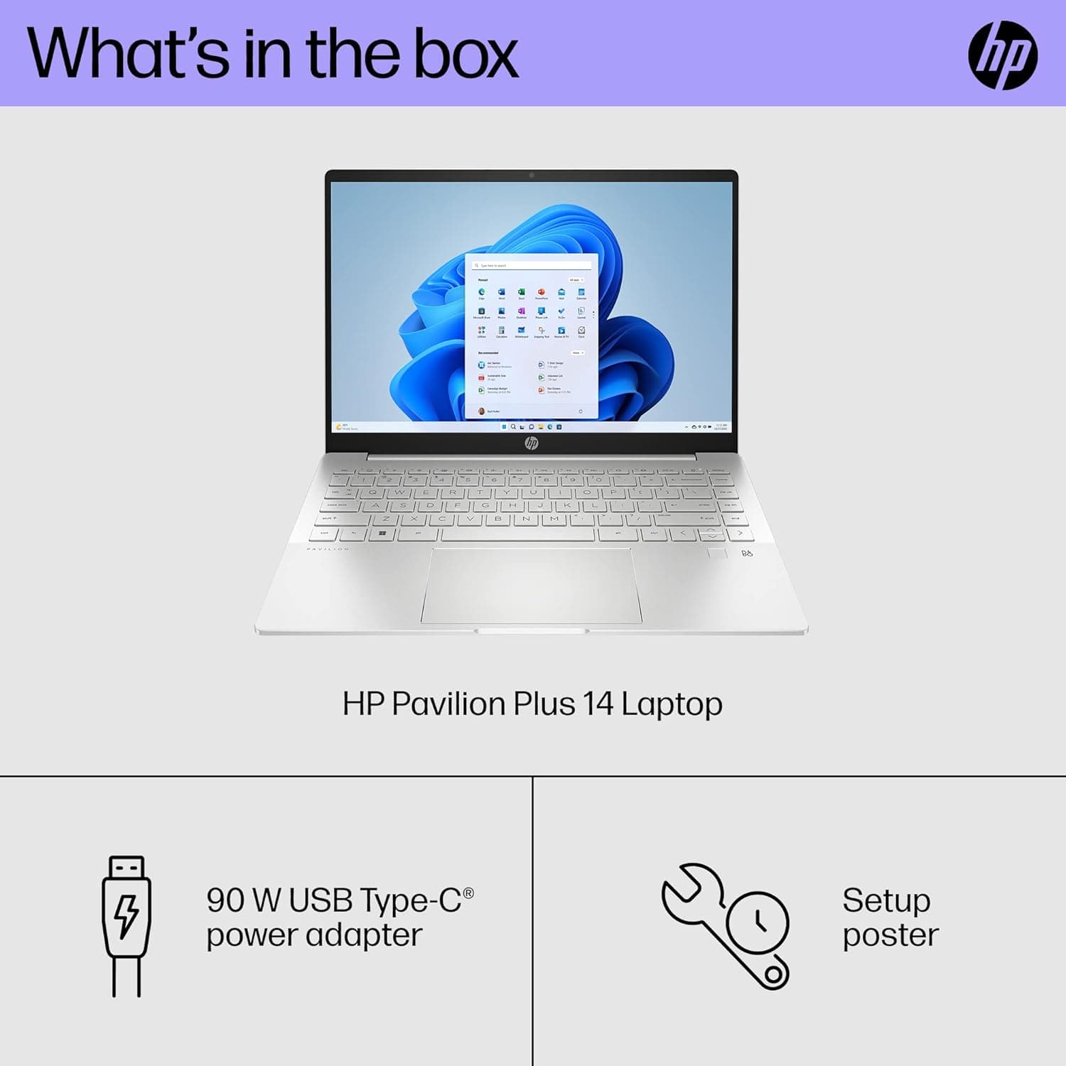 لپ تاپ اچ پی نسل سیزده HP PAVILION PLUS 16 OPEN BOX | i7 13700 H | 16GB DDR5 | 512GB SSD | INTEL Iris® Xe | 16 2K 120 Hz — تصویر ۸