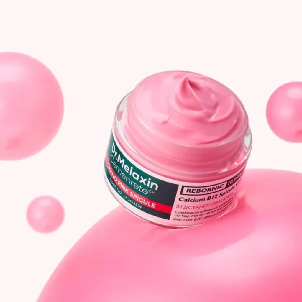 کرم ضد چروک و روشن کننده اسپیکول صورتی دکتر ملاکسین | Dr.Melaxin Cemenrete Cyano Pink Spicule Cream — تصویر ۲
