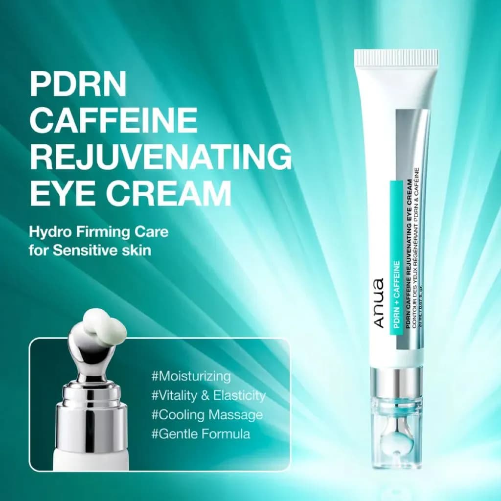 کرم دور چشم هیدرو فیرمینگ PDRN و کافئین آنوا | Anua Hydro Firming PDRN Caffeine Rejuvenating Eye Cream — تصویر ۵