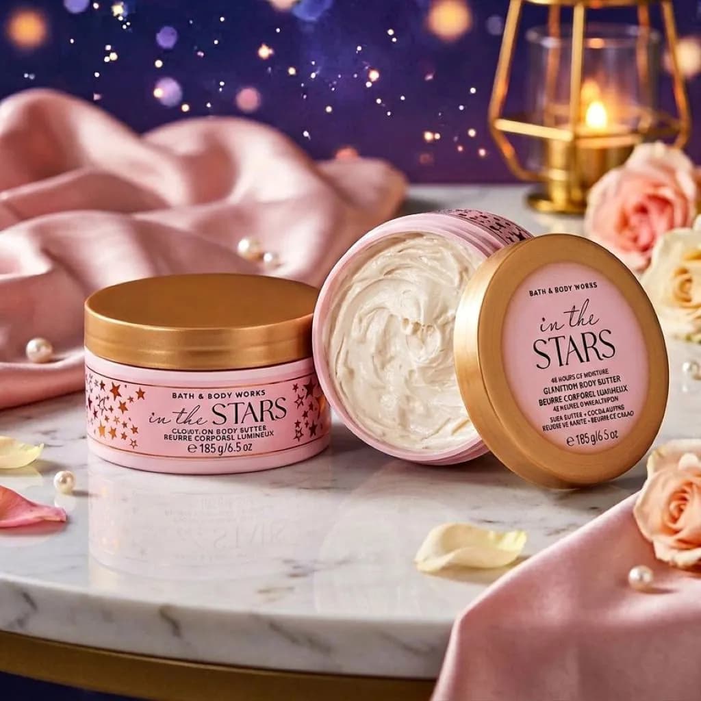 کره بدن درخشان بث اند بادی ورکز این د استارز |Bath & Body Works In The Stars Glowtion Body Butter — تصویر ۲