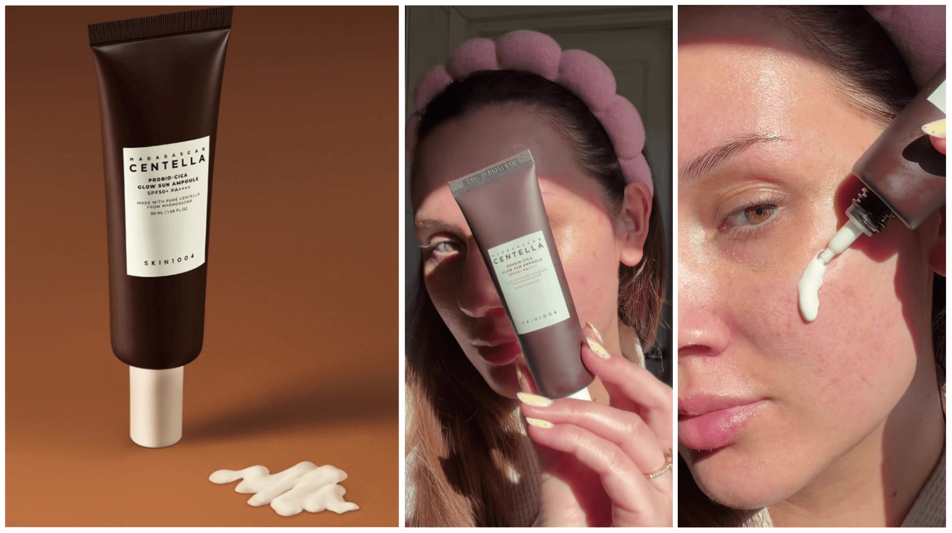 آمپول ضد آفتاب بی رنگ ماداگاسکار سنتلا پروبیو سیکا اسکین 1004 Skin — تصویر ۳