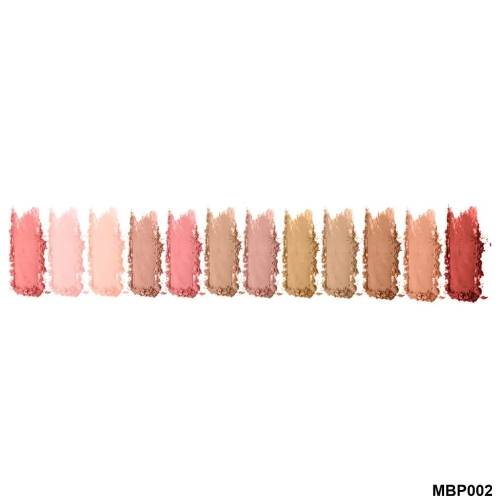 پالت رژگونه ۱۲ رنگ MBP002 کارکتر | Character Majestic Blush Palette 12 Shades MBP002 — تصویر ۳