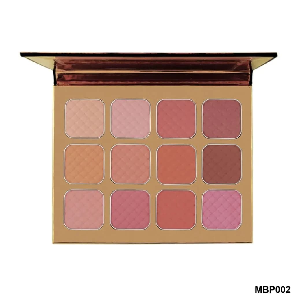 پالت رژگونه ۱۲ رنگ MBP002 کارکتر | Character Majestic Blush Palette 12 Shades MBP002