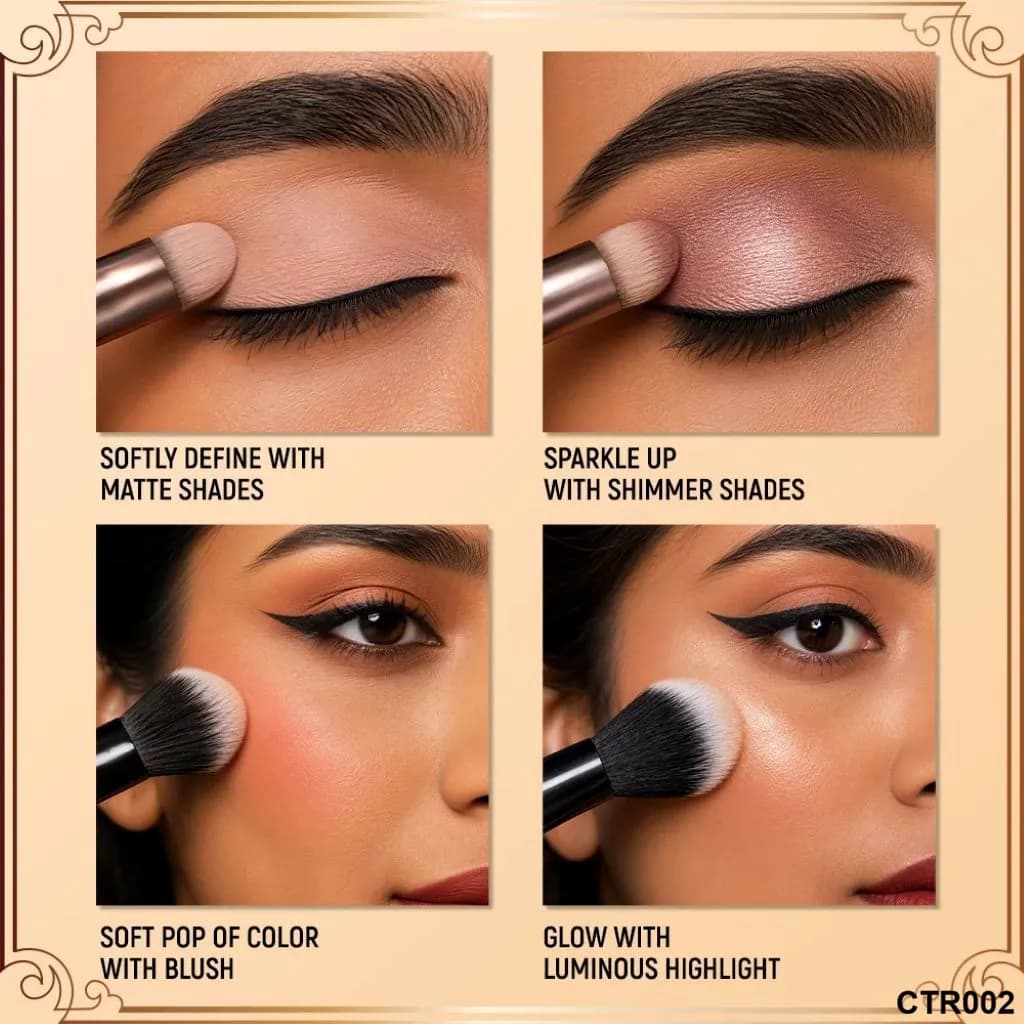 پالت صورت کارکتر شماره CTR002 مدل Treasure Of Three | Character Treasure Of Three Face Palette CTR002 — تصویر ۵