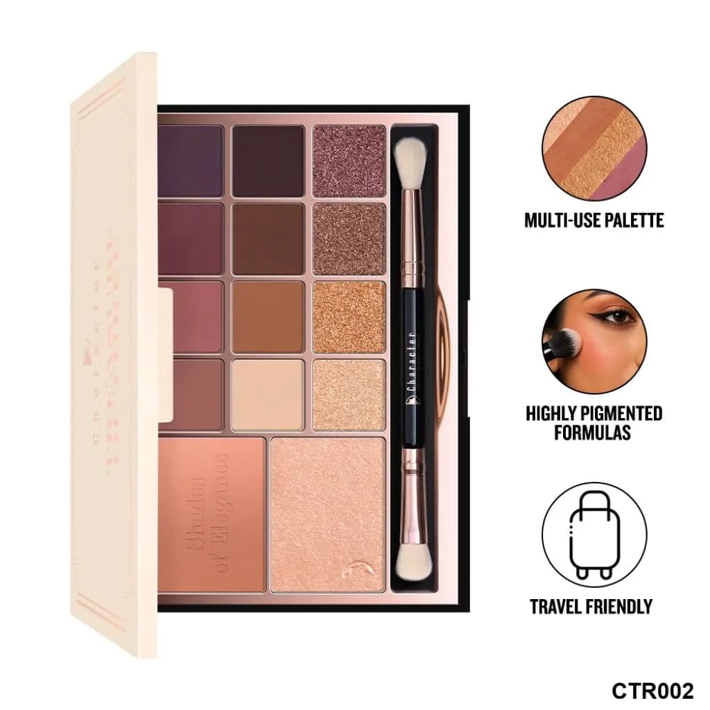پالت صورت کارکتر شماره CTR002 مدل Treasure Of Three | Character Treasure Of Three Face Palette CTR002 — تصویر ۳