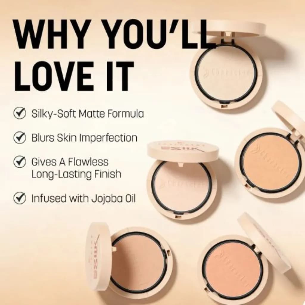 پنکک میکرو سیلک CMP کارکتر | Character Micro Silk Compact Powder — تصویر ۵