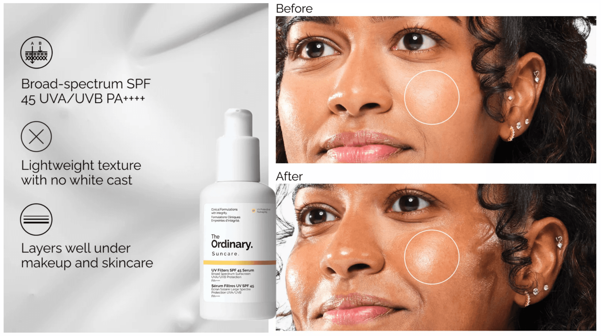 سرم ضد آفتاب بی رنگ مرطوب کننده اوردینری The Ordinary — تصویر ۵