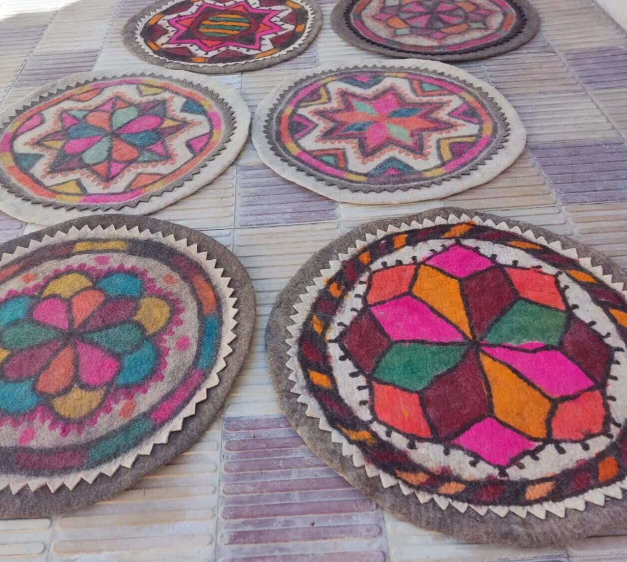 نمد سنتی – خرید نمد عشایری — تصویر ۲