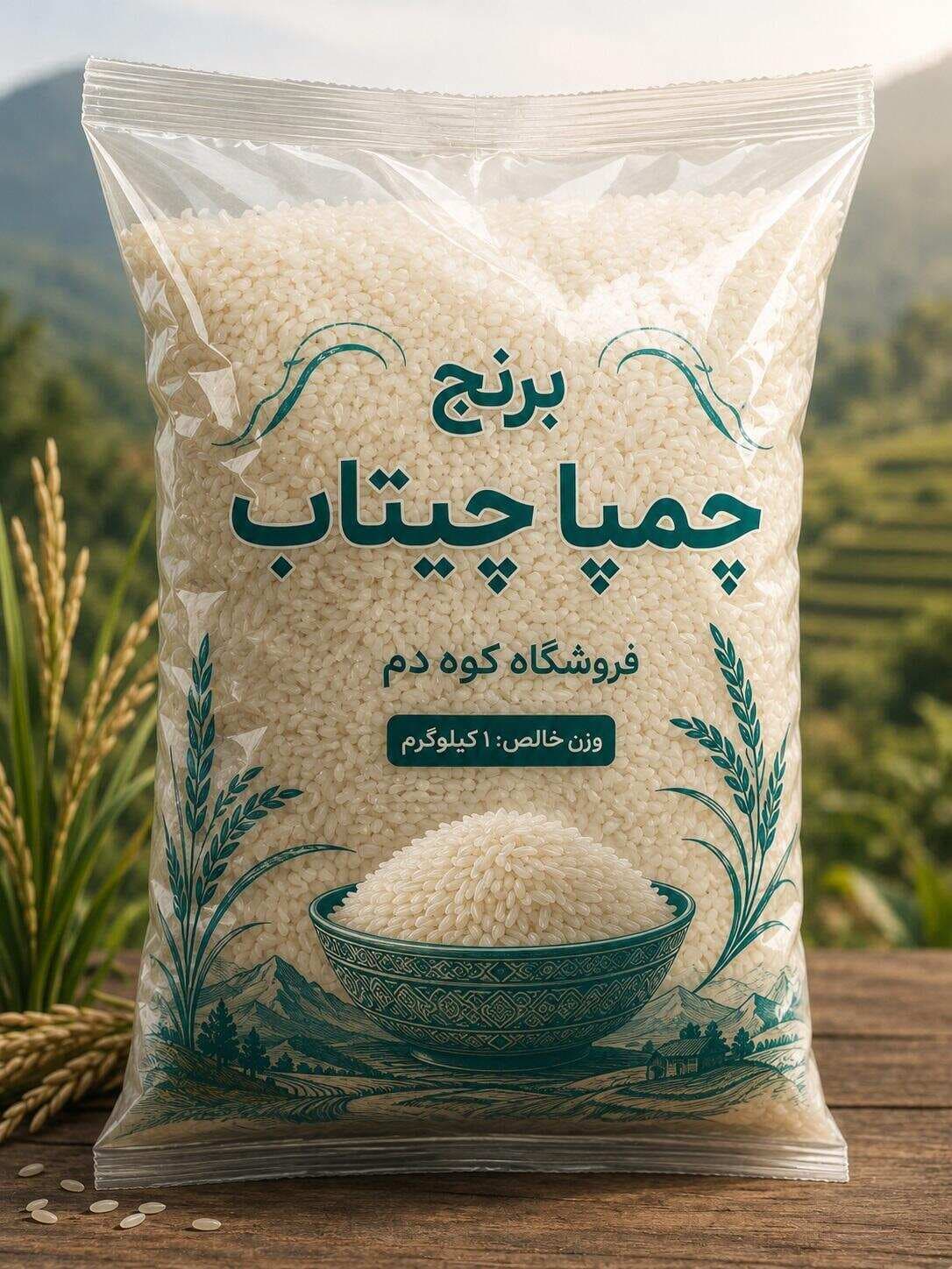 برنج چمپا چیتاب + خرید برنج
