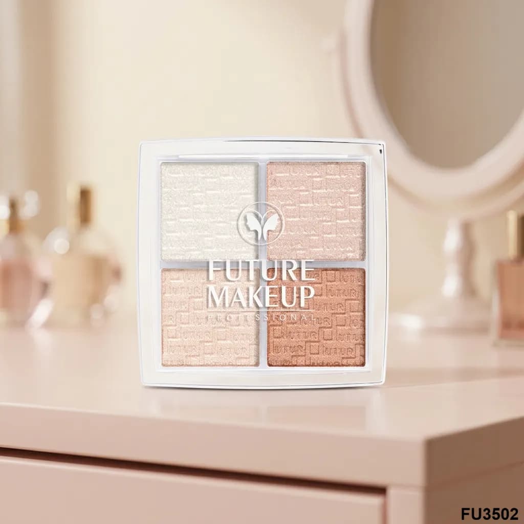 پالت هایلایتر FU3502 فیوچر میکاپ | Future Makeup FU3502 Highlighter Palette — تصویر ۴