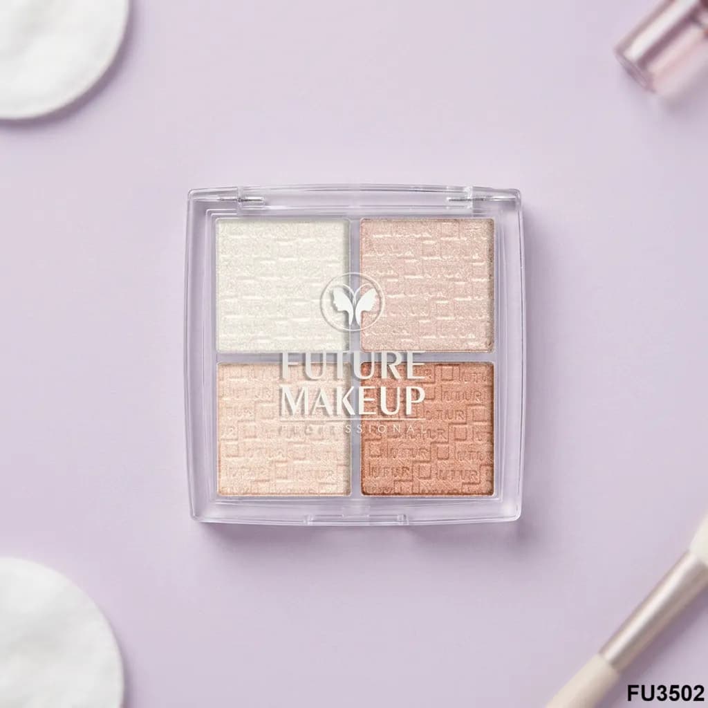 پالت هایلایتر FU3502 فیوچر میکاپ | Future Makeup FU3502 Highlighter Palette — تصویر ۵