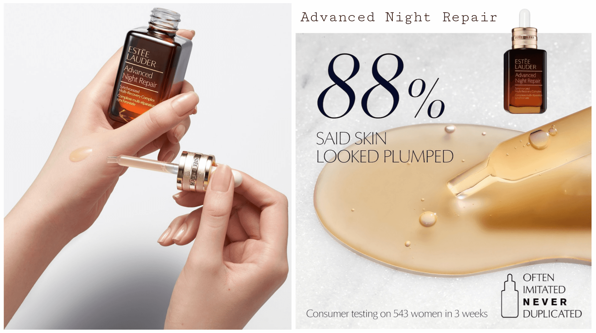 سرم جوانساز پوست مدل ادونس نایت ریپیر استی لادر Estee Lauder — تصویر ۴