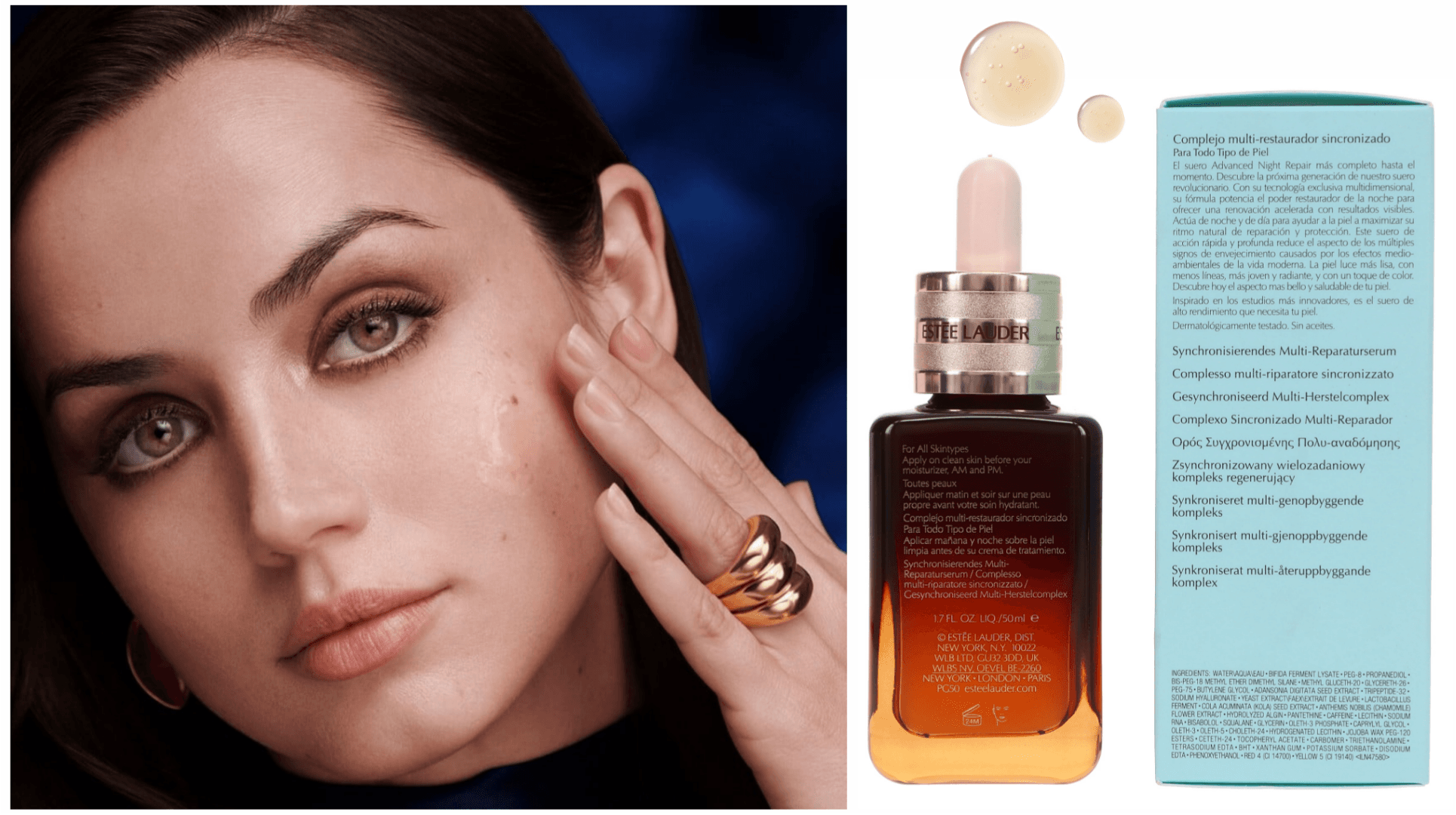 سرم جوانساز پوست مدل ادونس نایت ریپیر استی لادر Estee Lauder — تصویر ۶