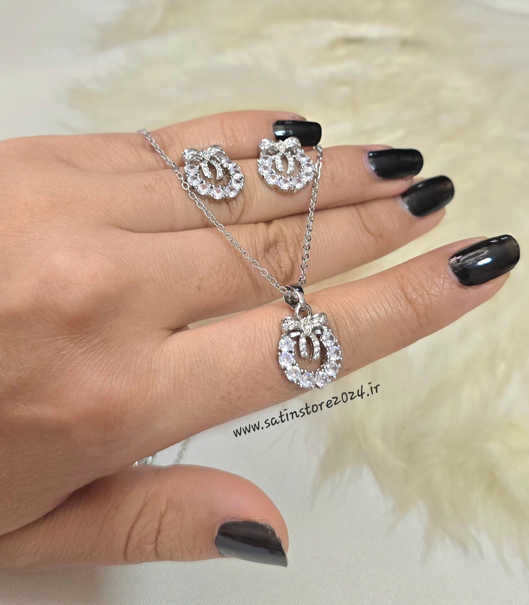 نیمست جواهری طرح پاپییون کد 5033 — تصویر ۵