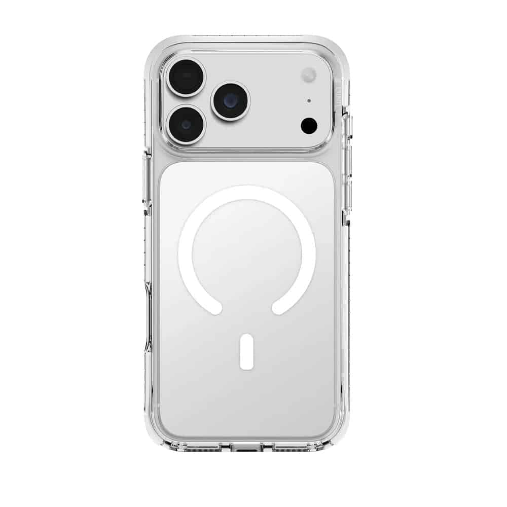 قاب آيفون ۱۸ پرو یونیک مدل Uniq Combat MagClick رنگ شفاف (Blanc White) — تصویر ۲