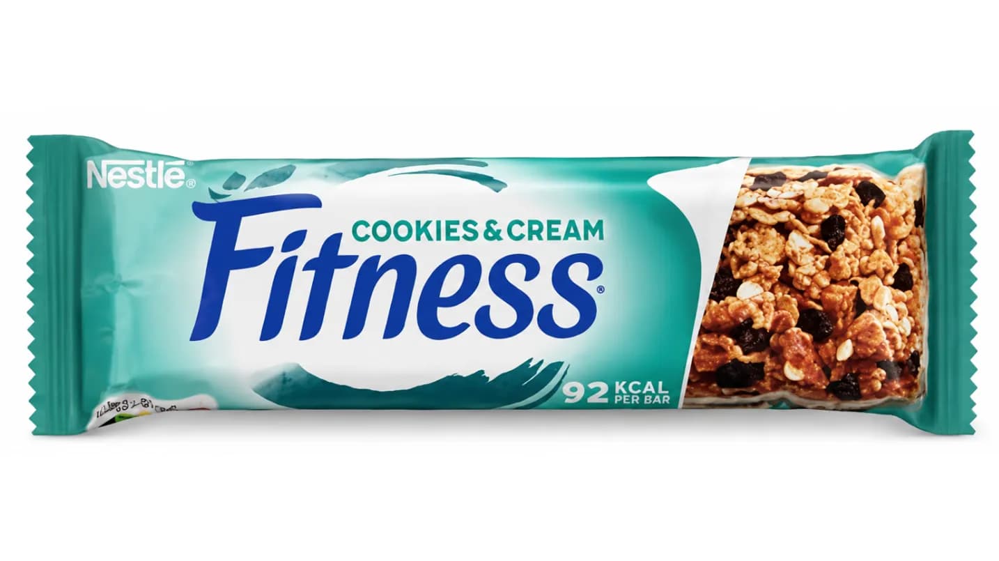 شکلات فیتنس کوکی و خامه نستله 22.5 گرم fitness cereal nestle
