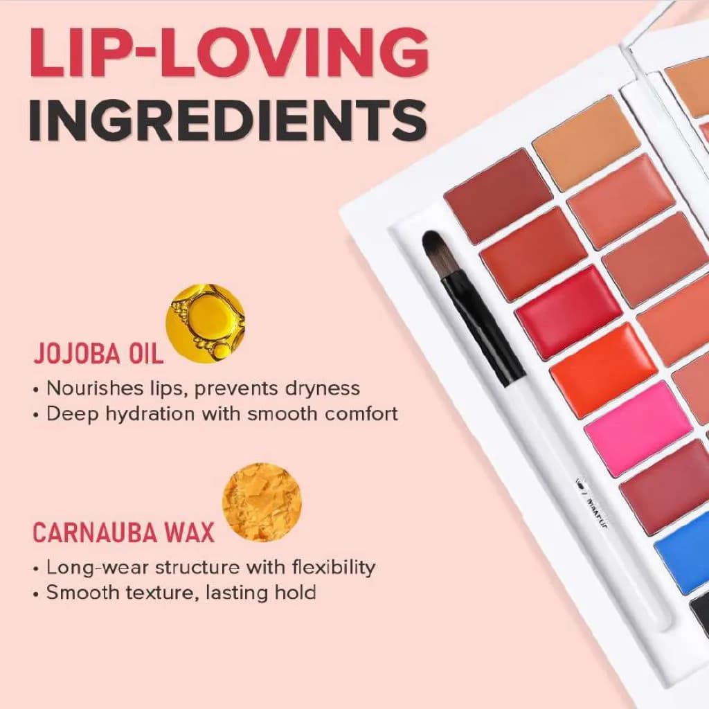 پالت رژلب لوکس FU9201 فیوچر میکاپ | Future Makeup Luxe Lip Lap Lipstick Palette FU9201 — تصویر ۴