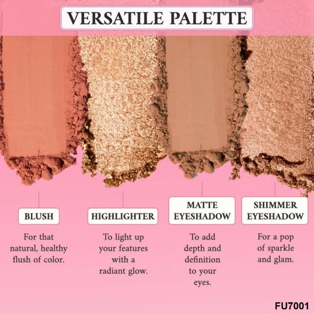 پالت صورت فیوچر میکاپ FU7001 | Future Makeup Face Palette FU7001 — تصویر ۵