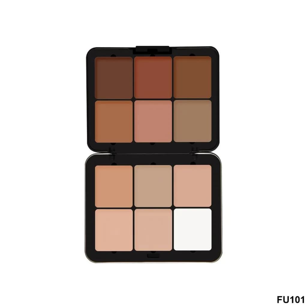 پالت کانتور کرمی FU101 فیوچر میکاپ | Future Makeup 12 Color Contour Cream Palette