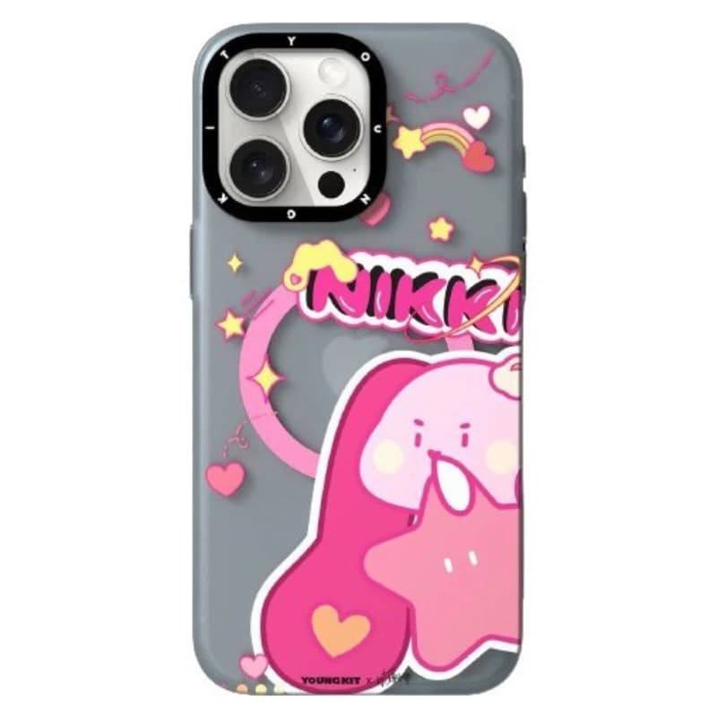 کاور یانگ کیت مدل Pink rabbit مناسب برای گوشی موبایل اپل — تصویر ۲