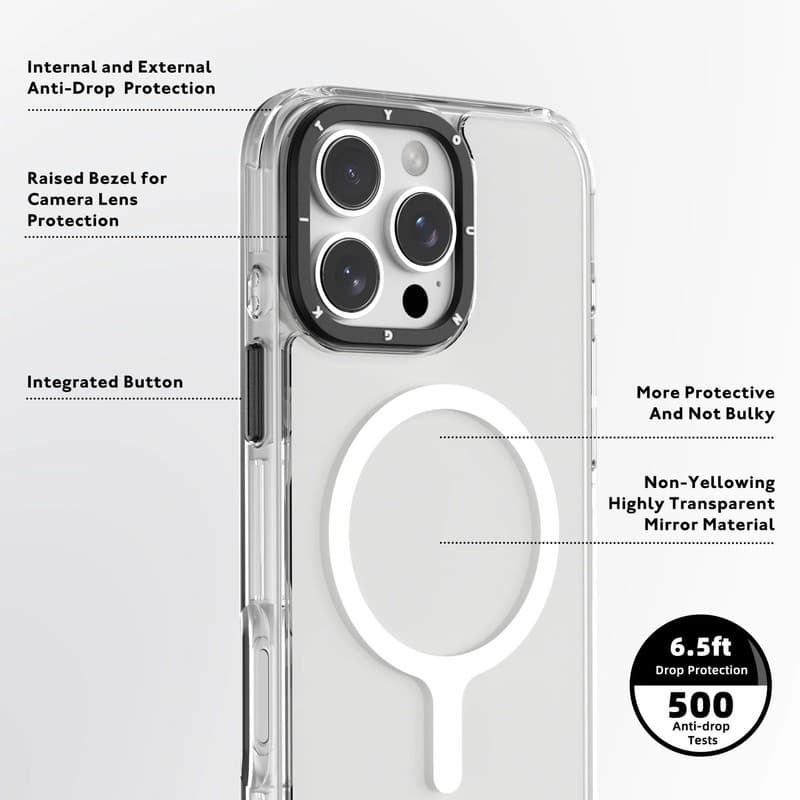کاور یانگ کیت مدل Crystal Glossy مناسب برای گوشی موبایل اپل — تصویر ۲