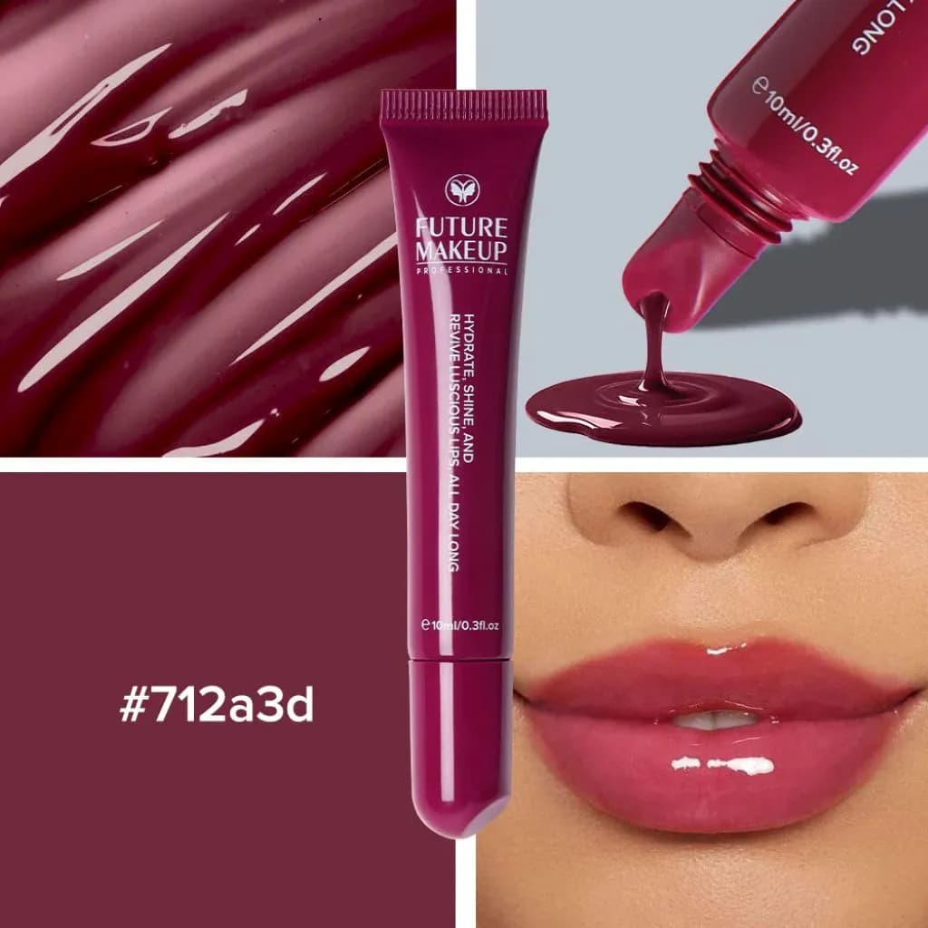لیپ گلاس آبرسان و نرم کننده فیوچر میکاپ | Future Makeup Lush Lips Lip Treatment — تصویر ۵