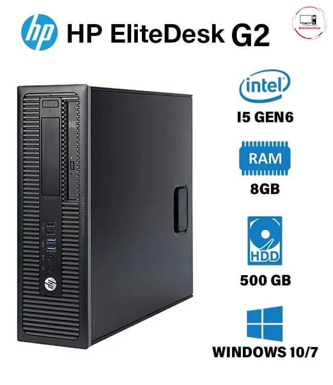 مینی کیس استوک اچ پی HP Elitedesk 800/600 G2 i5 6th