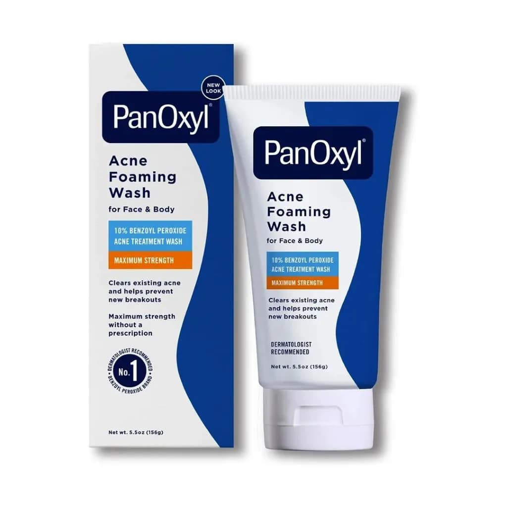 فوم شوینده صورت و بدن ضد آکنه پانوکسیل ۱۰٪ | PanOxyl Acne Foaming Wash 10% Benzoyl Peroxide