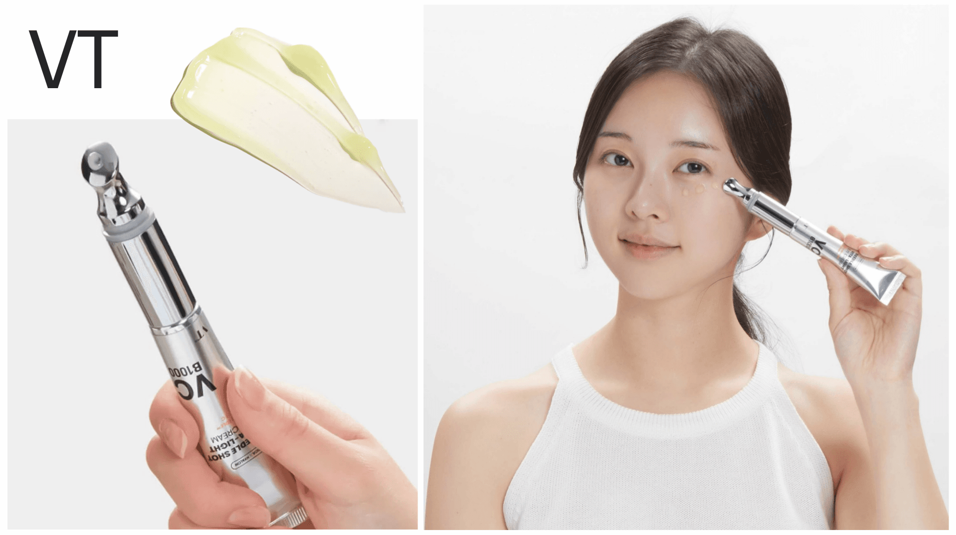 کرم دور چشم ویتا لایت ریدل شات وی تی کازمتیکس VT Cosmetics — تصویر ۳