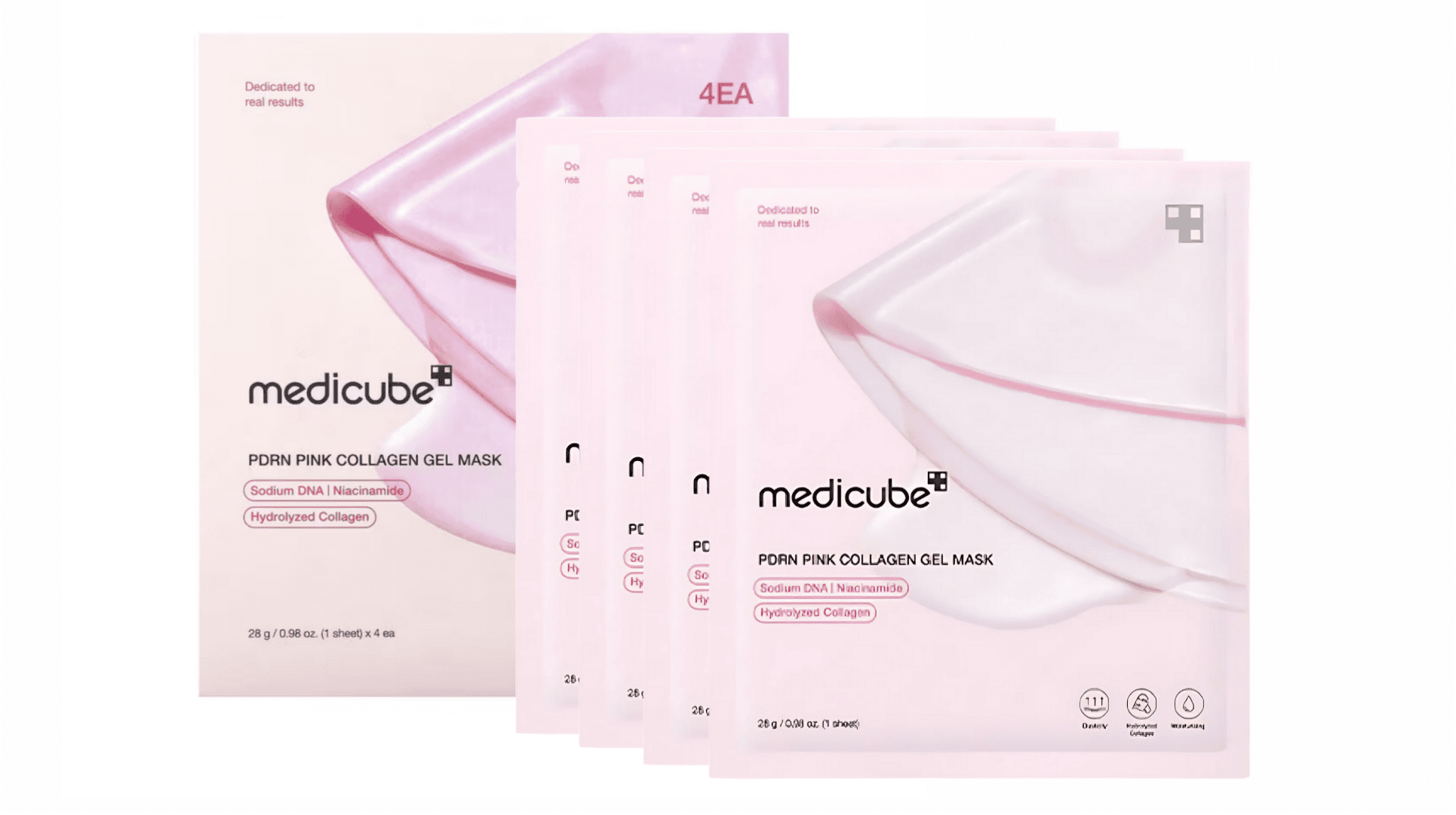 پک ماسک ورقه ای ژلی کلاژن و PDRN مدی کیوب Medicube