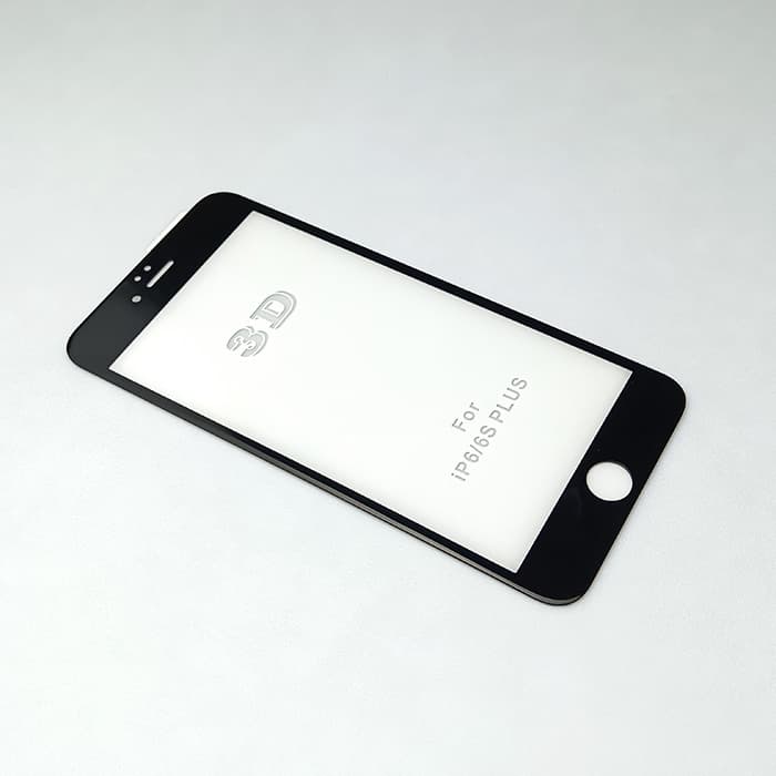 محافظ صفحه شیشه ای فول براق مشکی آیفون 6plus Griffin — تصویر ۲