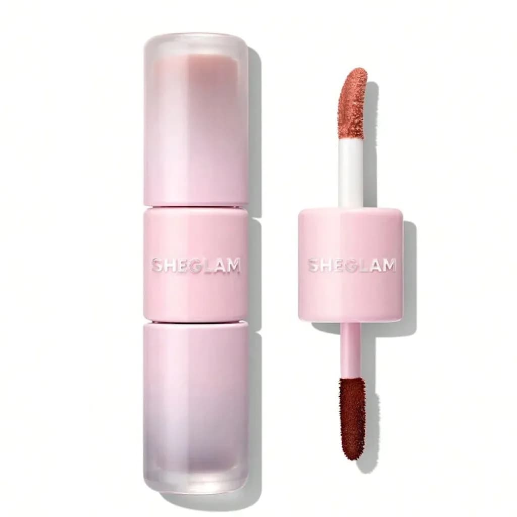 پیل آف دو سر شیگلم | SHEGLAM Line to Shine Peel-Off Lip Stain & Gloss Duo