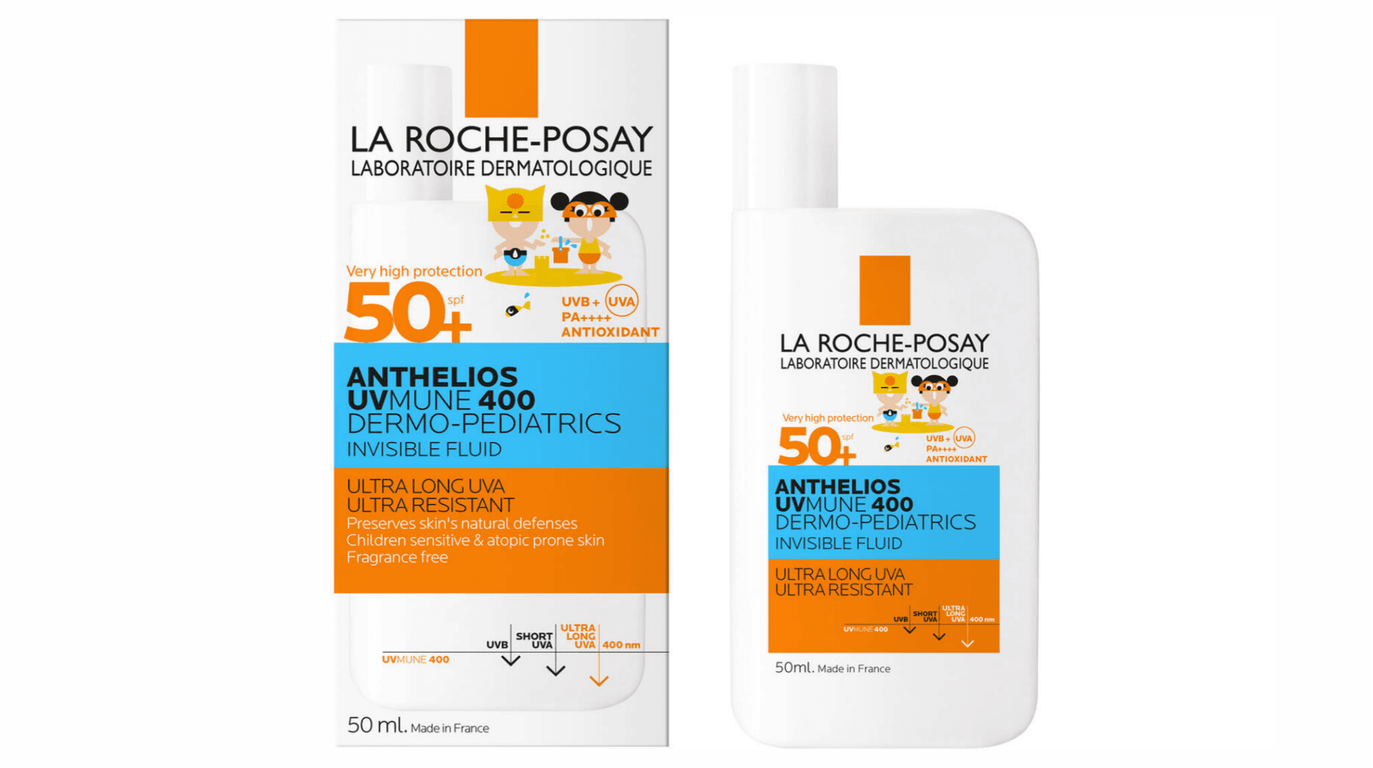 کرم ضد آفتاب بی رنگ مناسب کودکان لاروش پوزای La Roche Posay