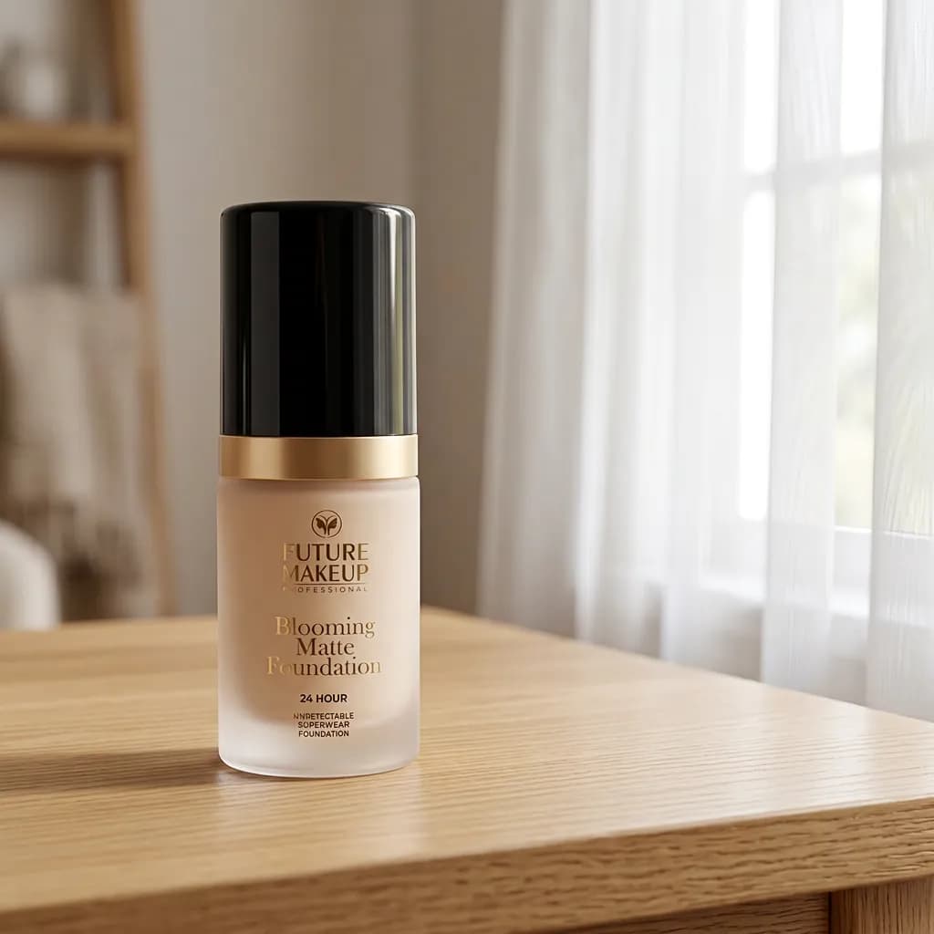کرم پودر مات فیوچر میکاپ بلومینگ مات ۲۴ ساعته | Future Makeup Blooming Matte Foundation 24H — تصویر ۳
