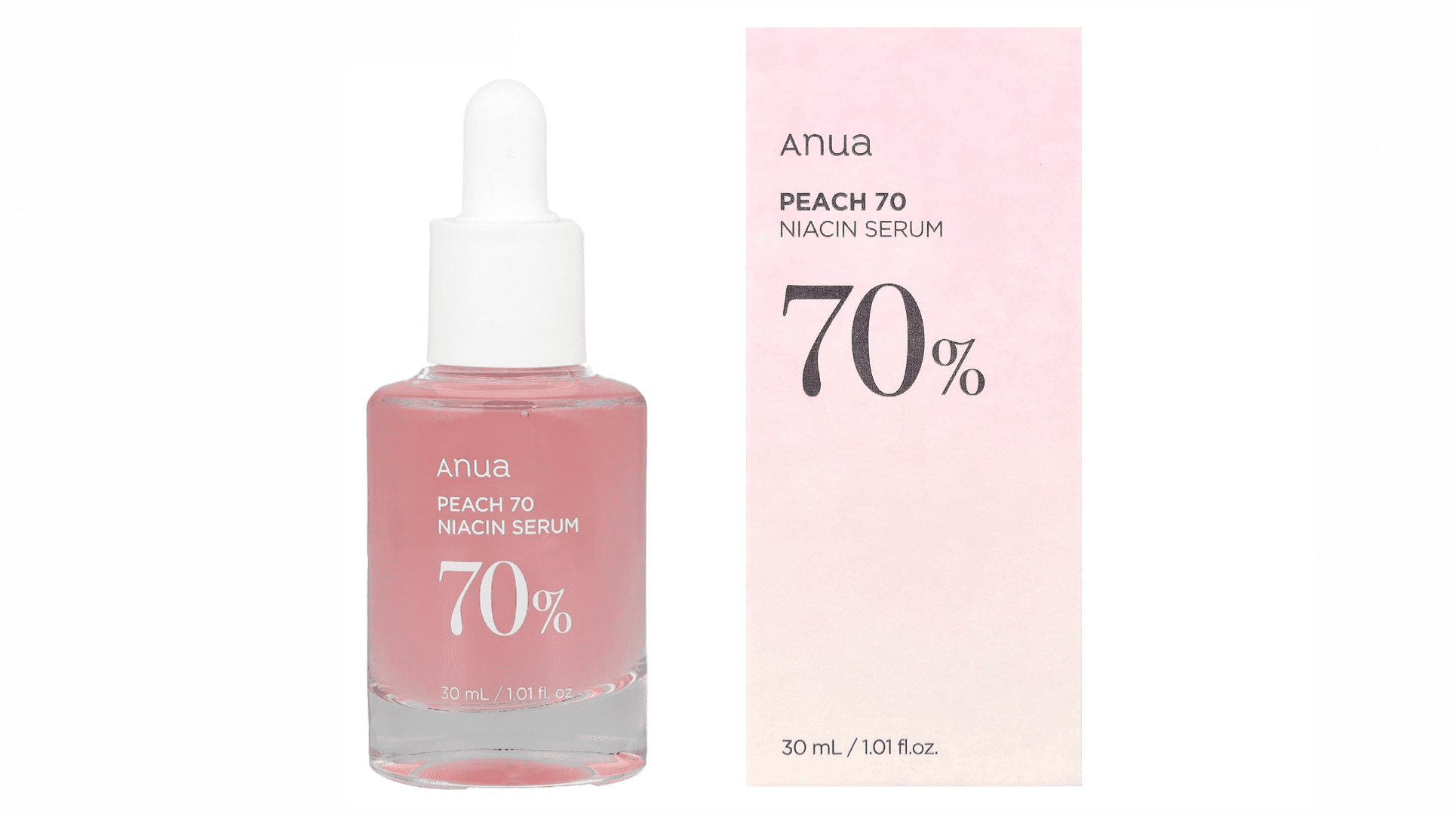 سرم روشن کننده نیاسین و عصاره هلو 70% آنوا Anua