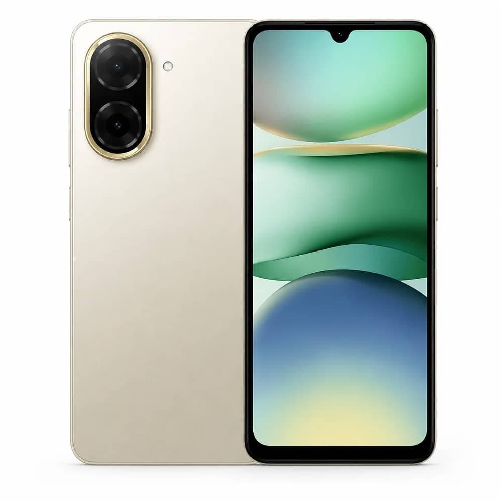 گوشی موبایل شیائومی مدل Xiaomi Redmi A5 رنگ طلایی (Sandy Gold) حافظه 128 گیگابایت رم 4 گیگابایت دو سیم‌ کارت