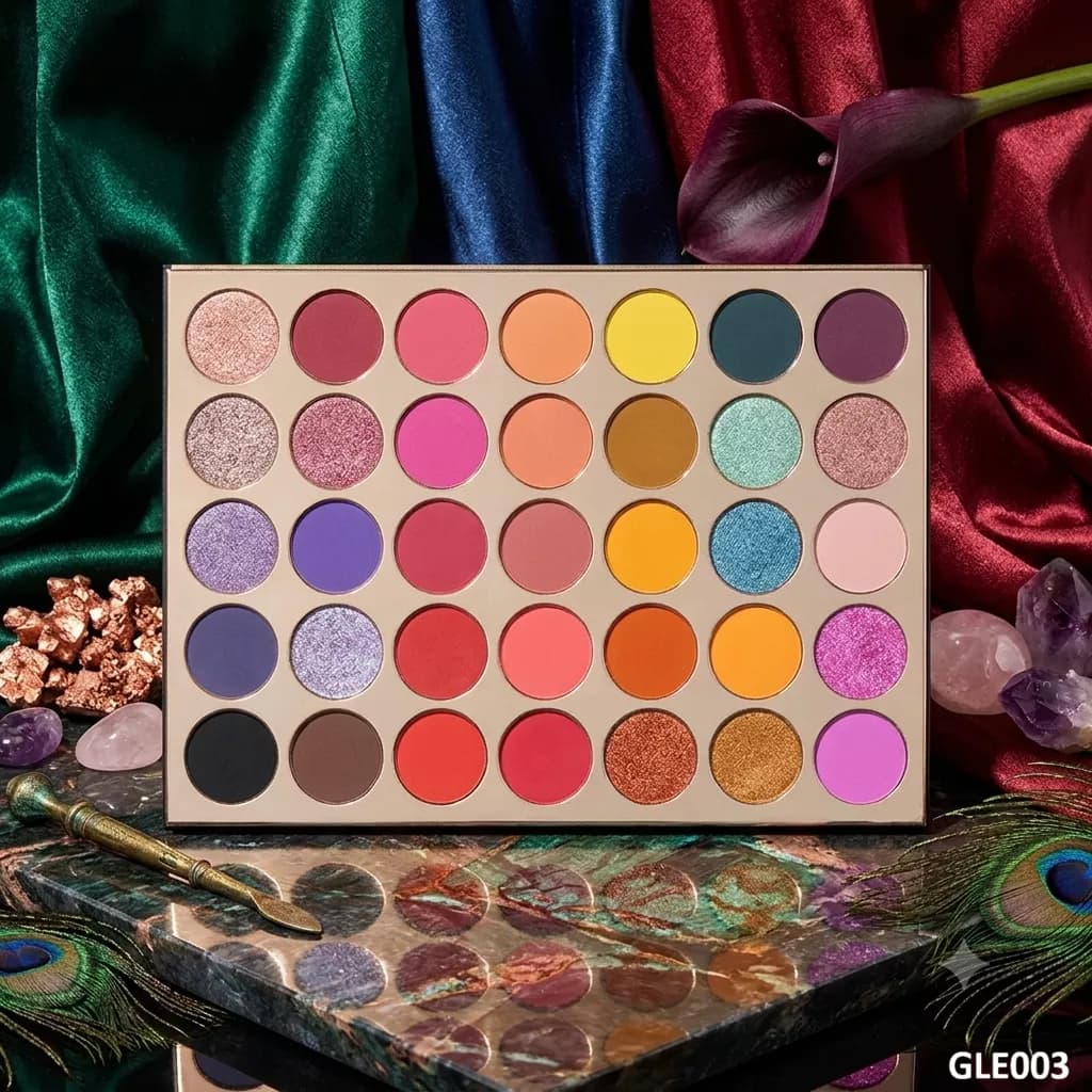 پالت سایه ۳۵ رنگ گلمور ادیشن کارکتر GLE003 — تصویر ۲