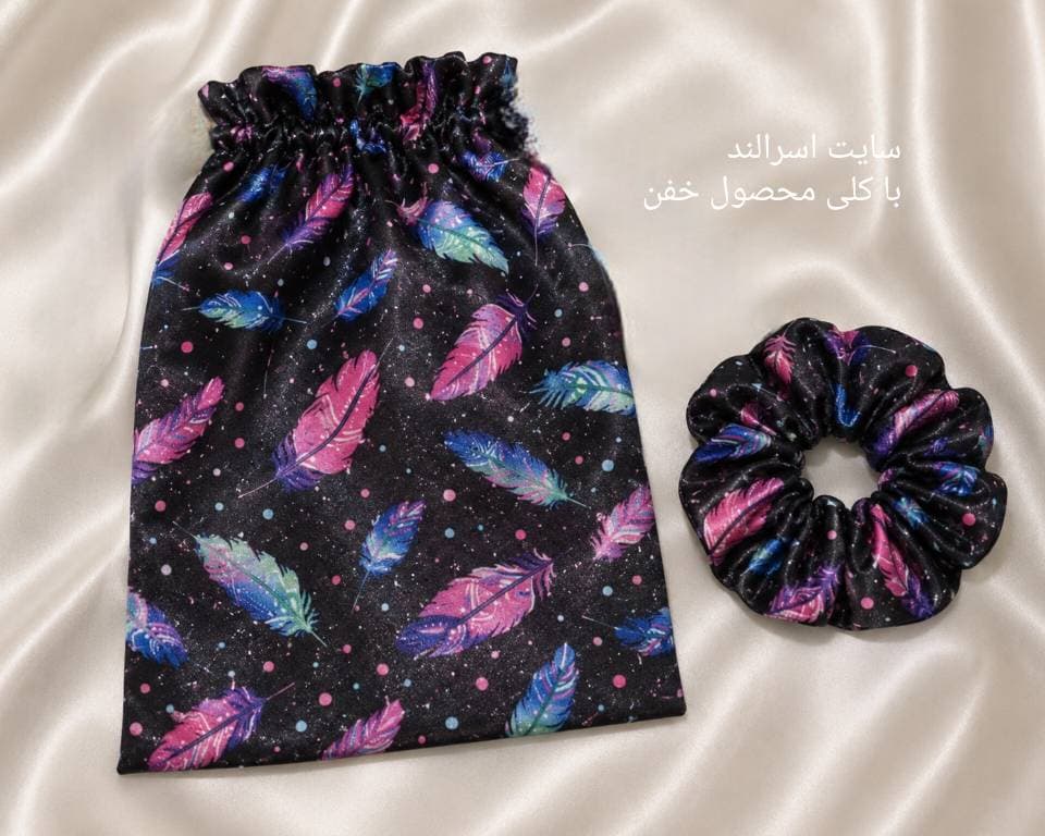 کیسه مو ساتن با اسکرانچی هیربگ