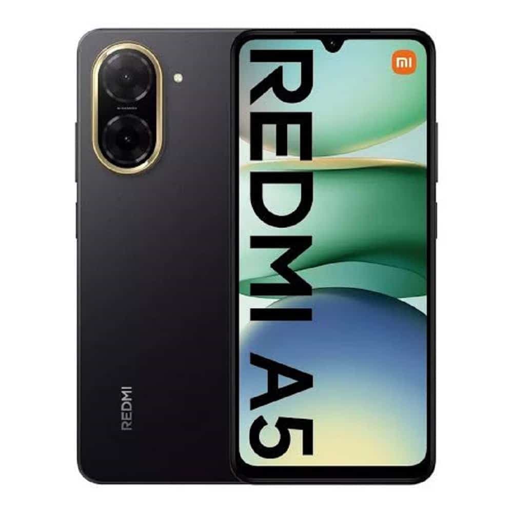 گوشی موبایل شیائومی مدل Xiaomi Redmi A5 رنگ مشکی (Midnight Black) حافظه ۶۴ گیگابایت رم ۳ گیگابایت دو سیم‌ کارت