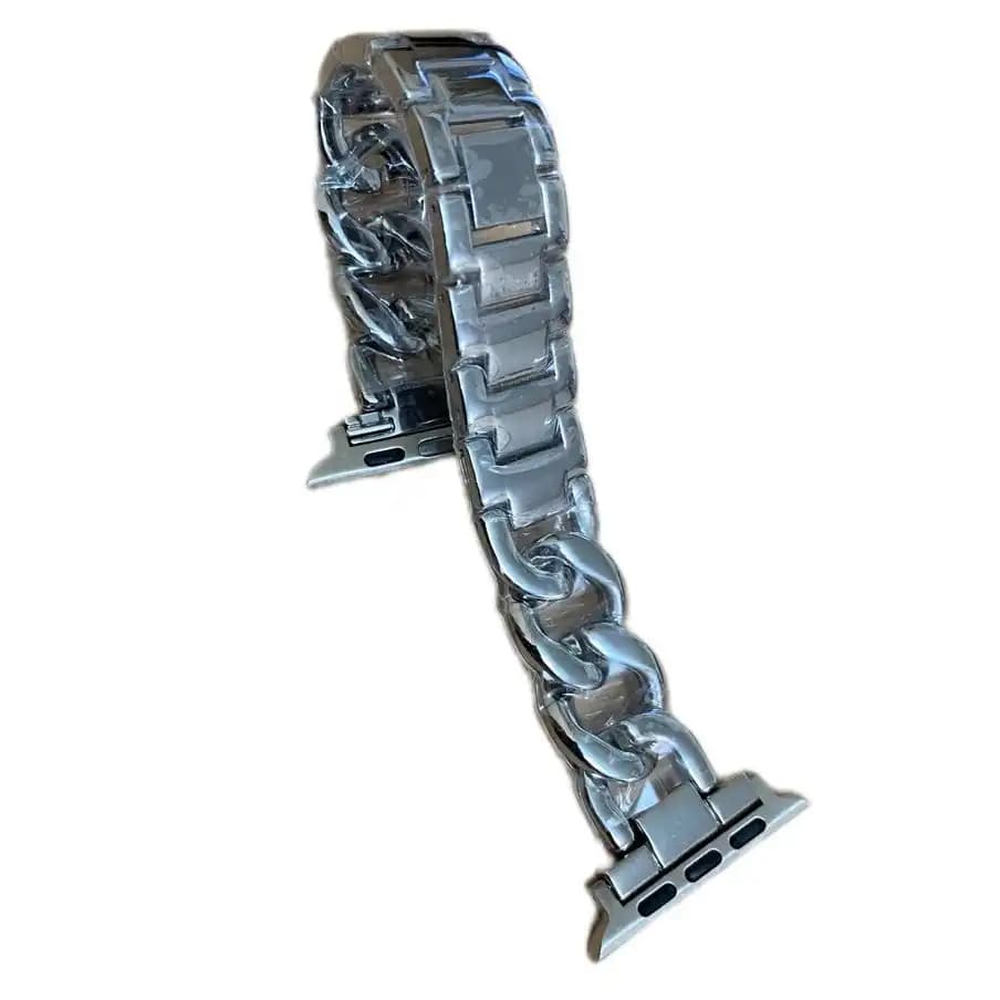بند ساعت هوشمند طرح کارتیر سیلور سایز 42/44 میلیمتری — تصویر ۳