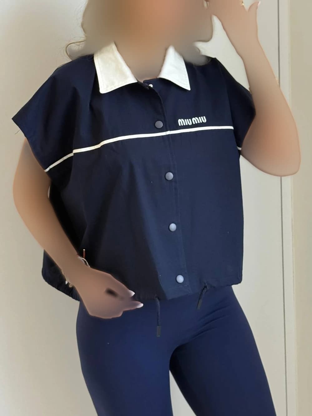 وست یقه دار زنانه miu miu