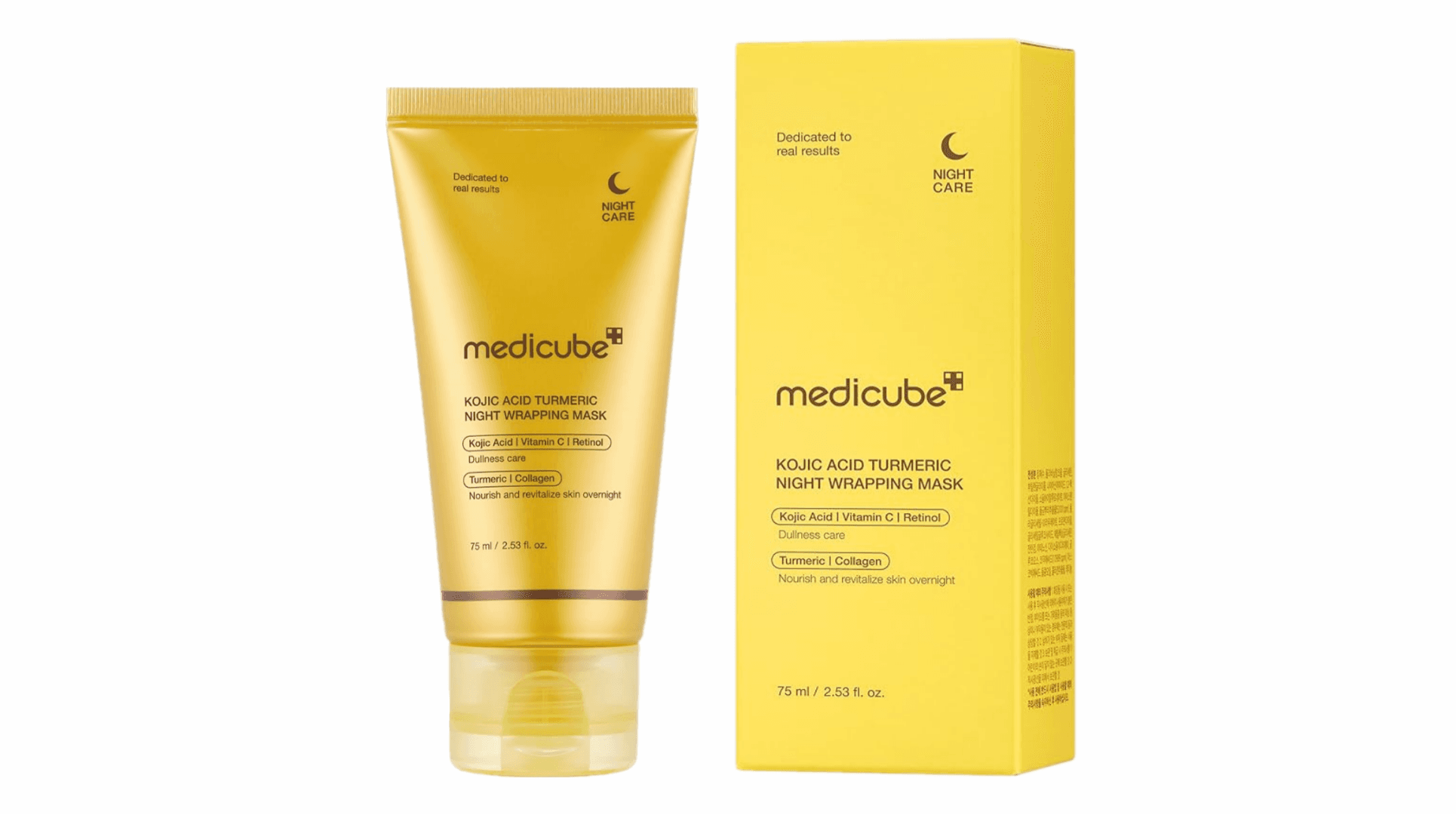 ماسک شب روشن کننده مدل کوجیک اسید مدی کیوب Medicube