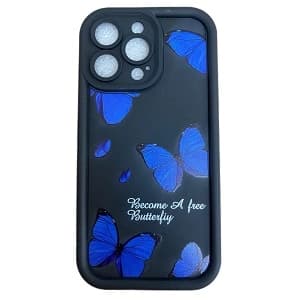 قاب گوشی آیفون 13Pro/14Pro/15Pro مدل پروانه آبی