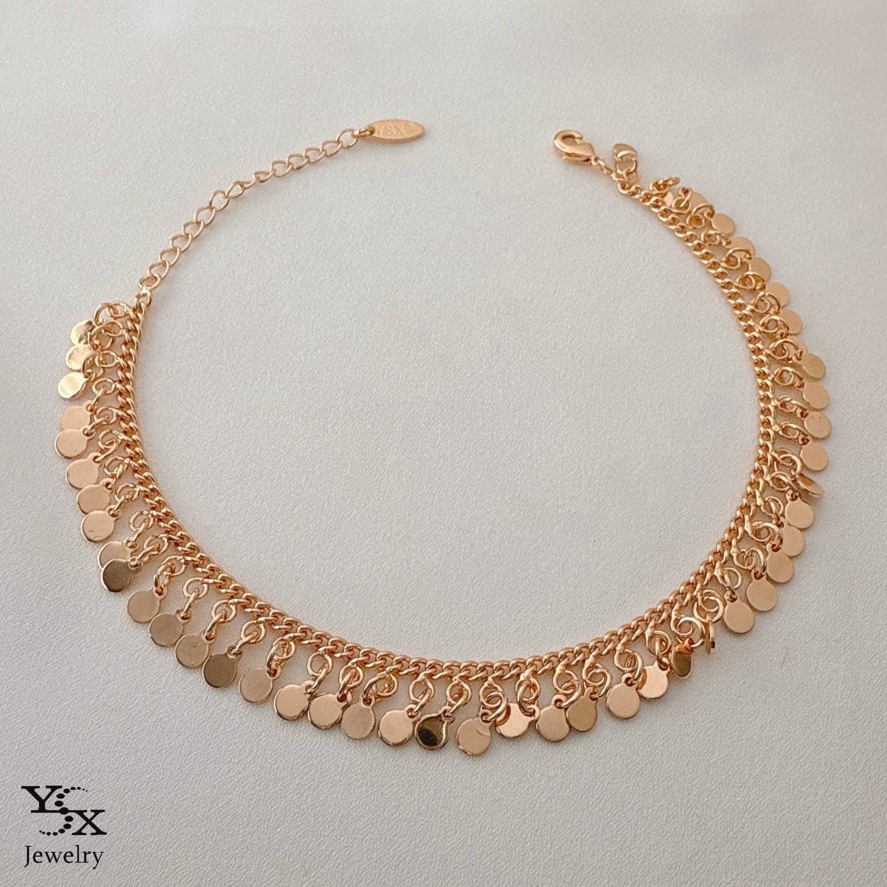 پابند کارتیر سکه ای رنگ ثابت برند ysx کد 6032