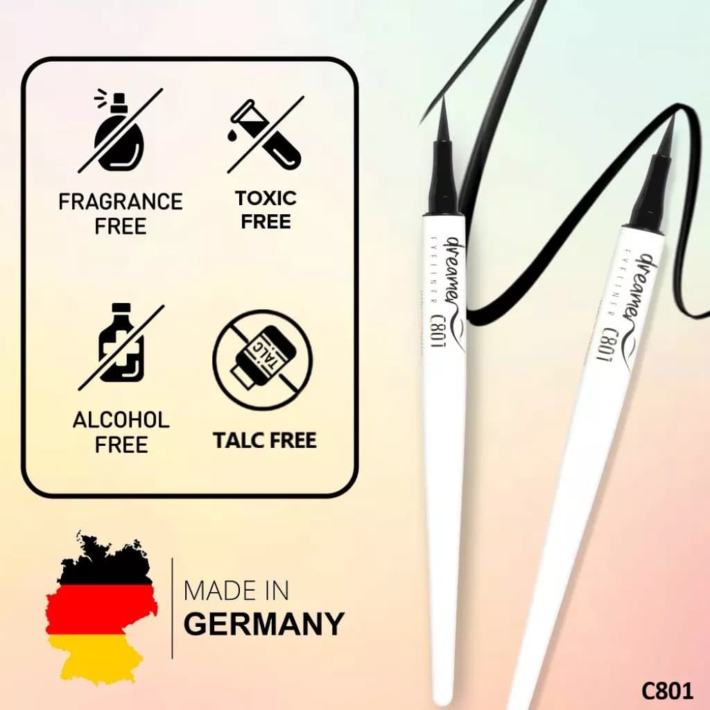 خط چشم ماژیکی کارکتر مدل Dreamer Eyeliner C801 — تصویر ۳